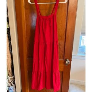 Medium Red Midi Dress